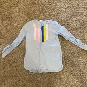 Super cute tunic with neon accents, hardly worn